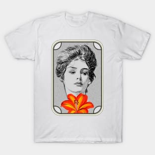 Woman and flower T-Shirt